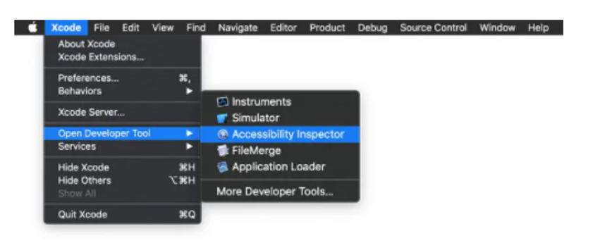 Accessibility Inspector