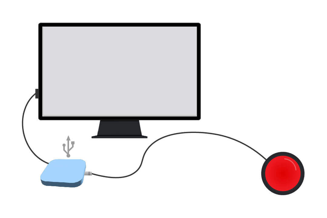 Visual representation of a switch device