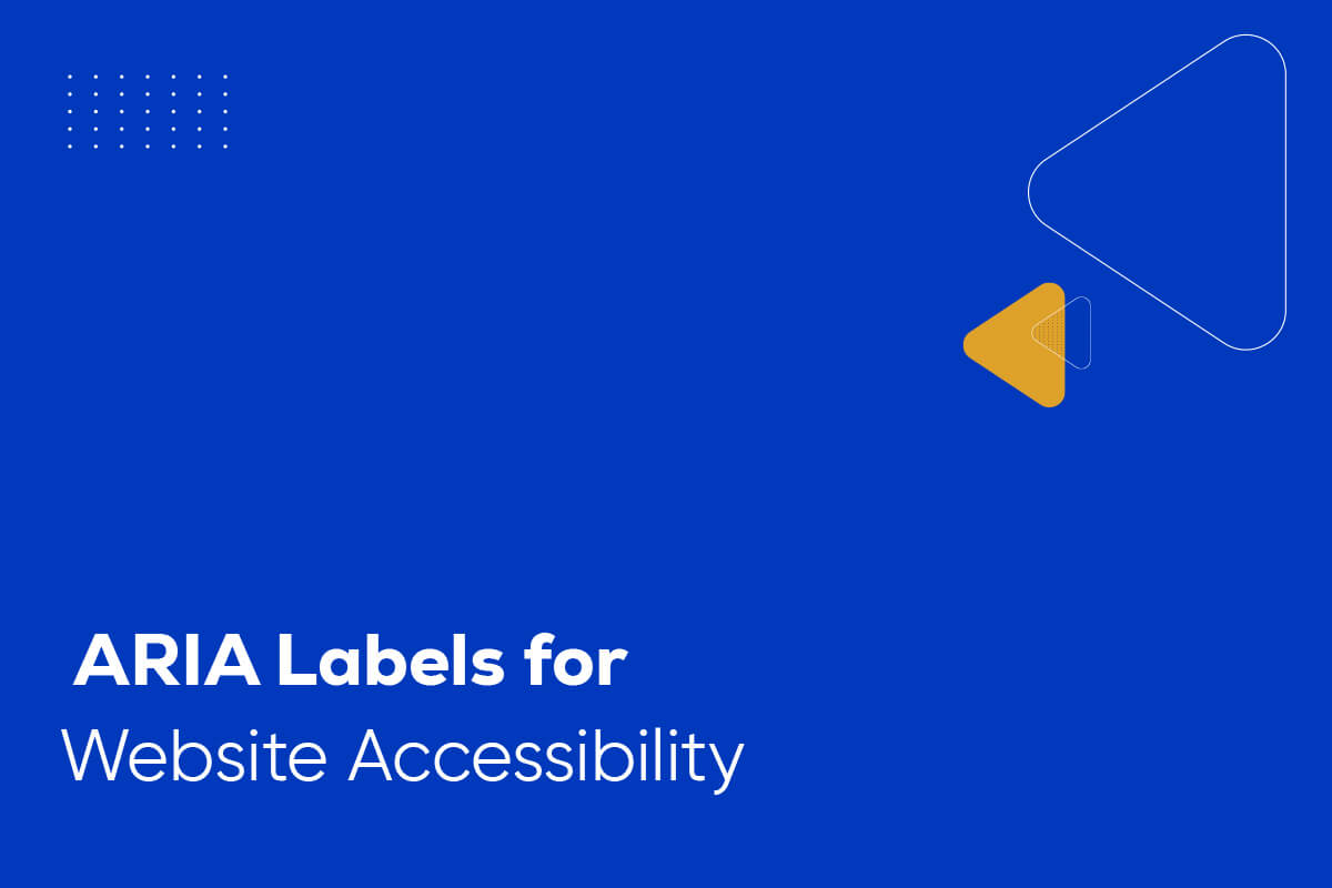 ARIA Labels for Website Accessibility