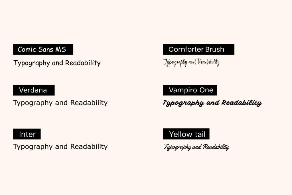 Typography and Readability