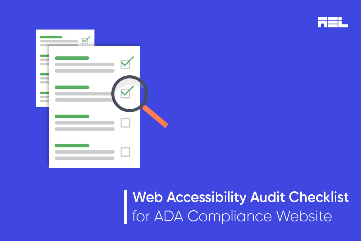 Web Accessibility Audit Checklist for ADA Compliance Website