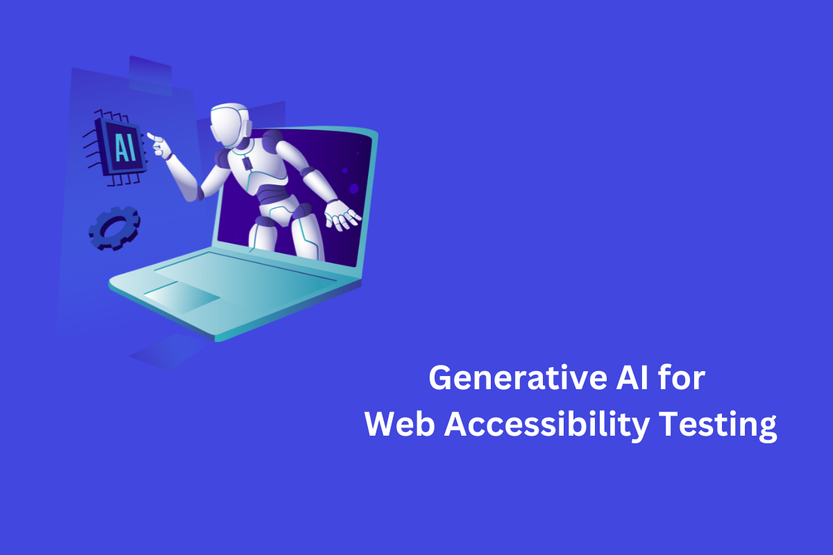 Generative AI for Web Accessibility Testing