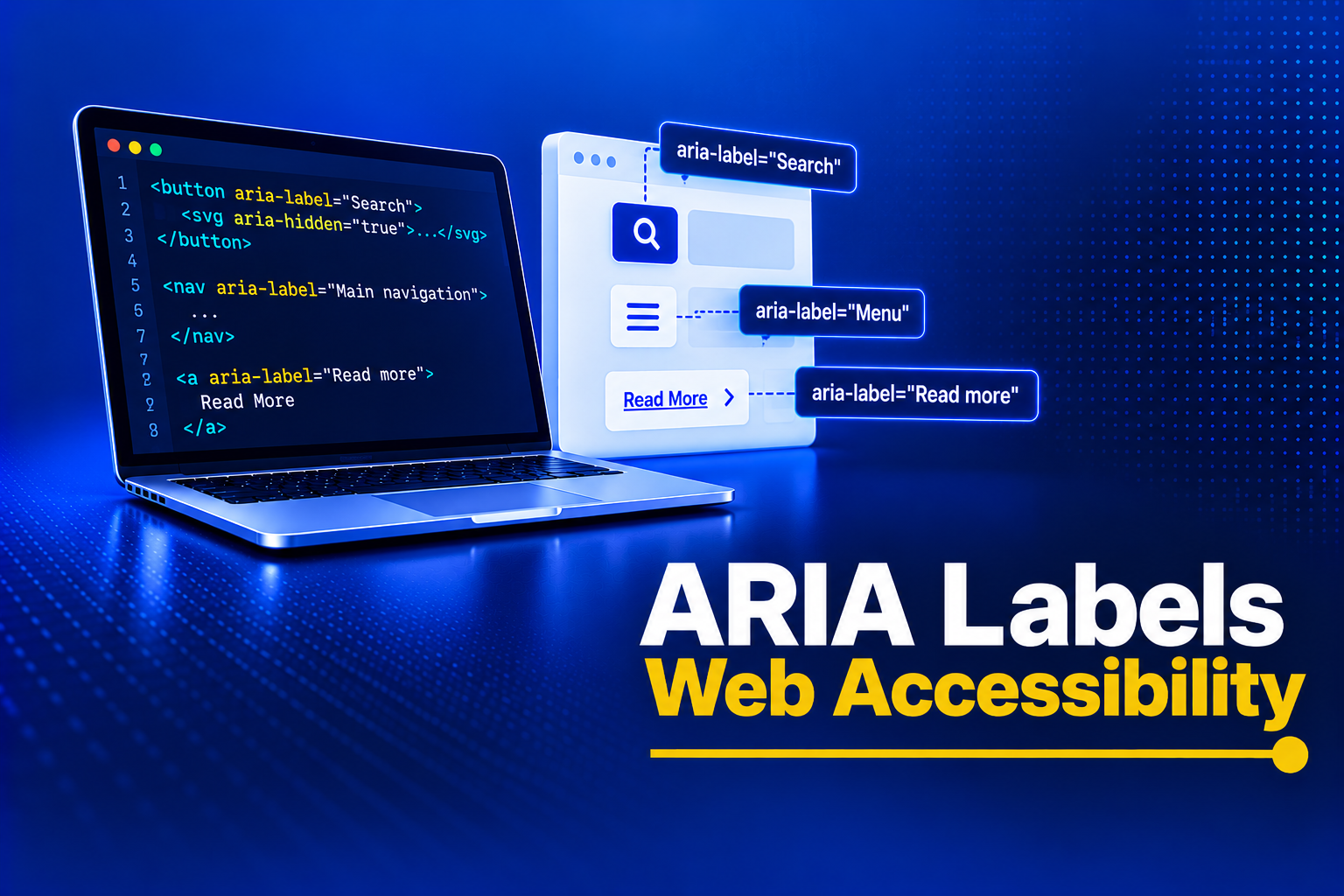 How Should Developers Use ARIA Labels Correctly for Web Accessibility